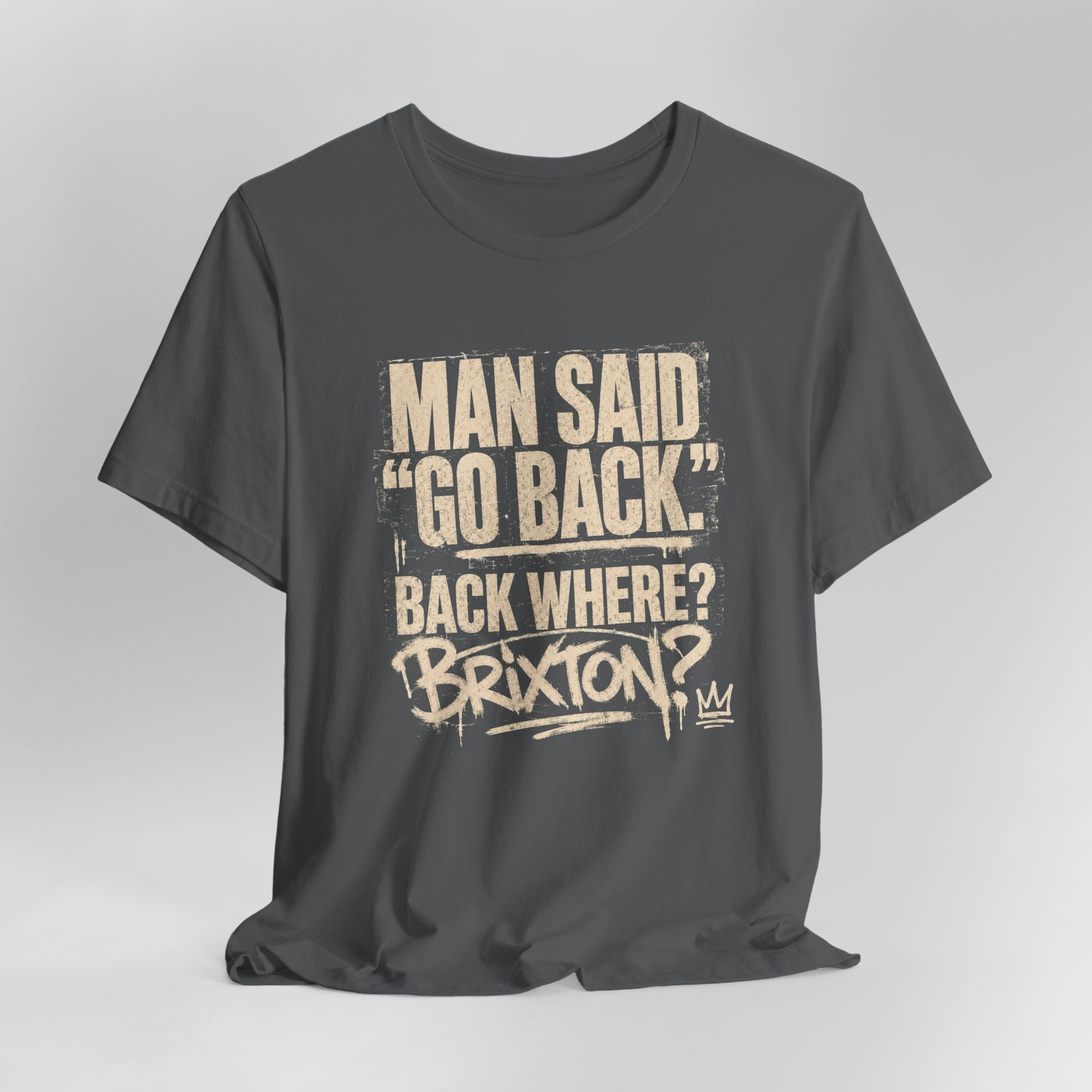 Where? Brixton? Tee