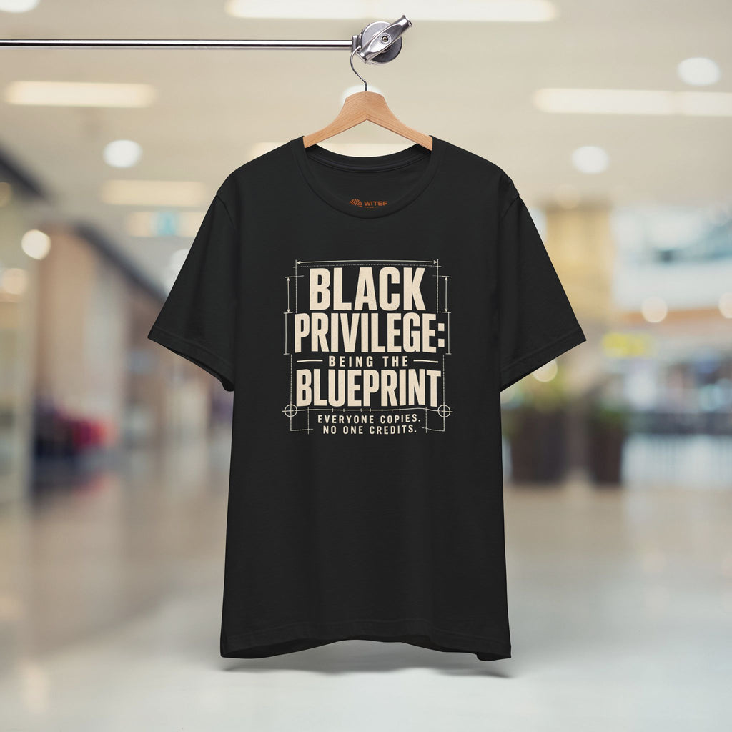 Hanging black tshirt