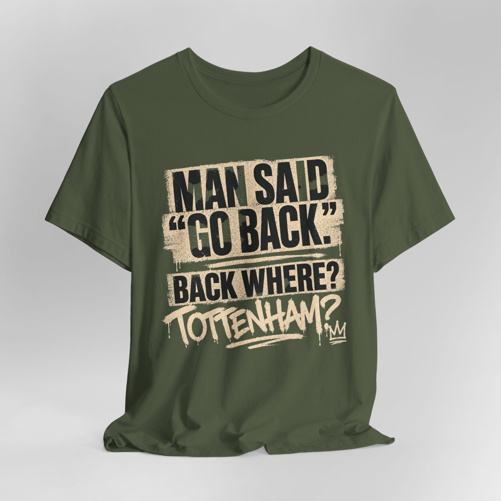 Where? Tottenham? Tee
