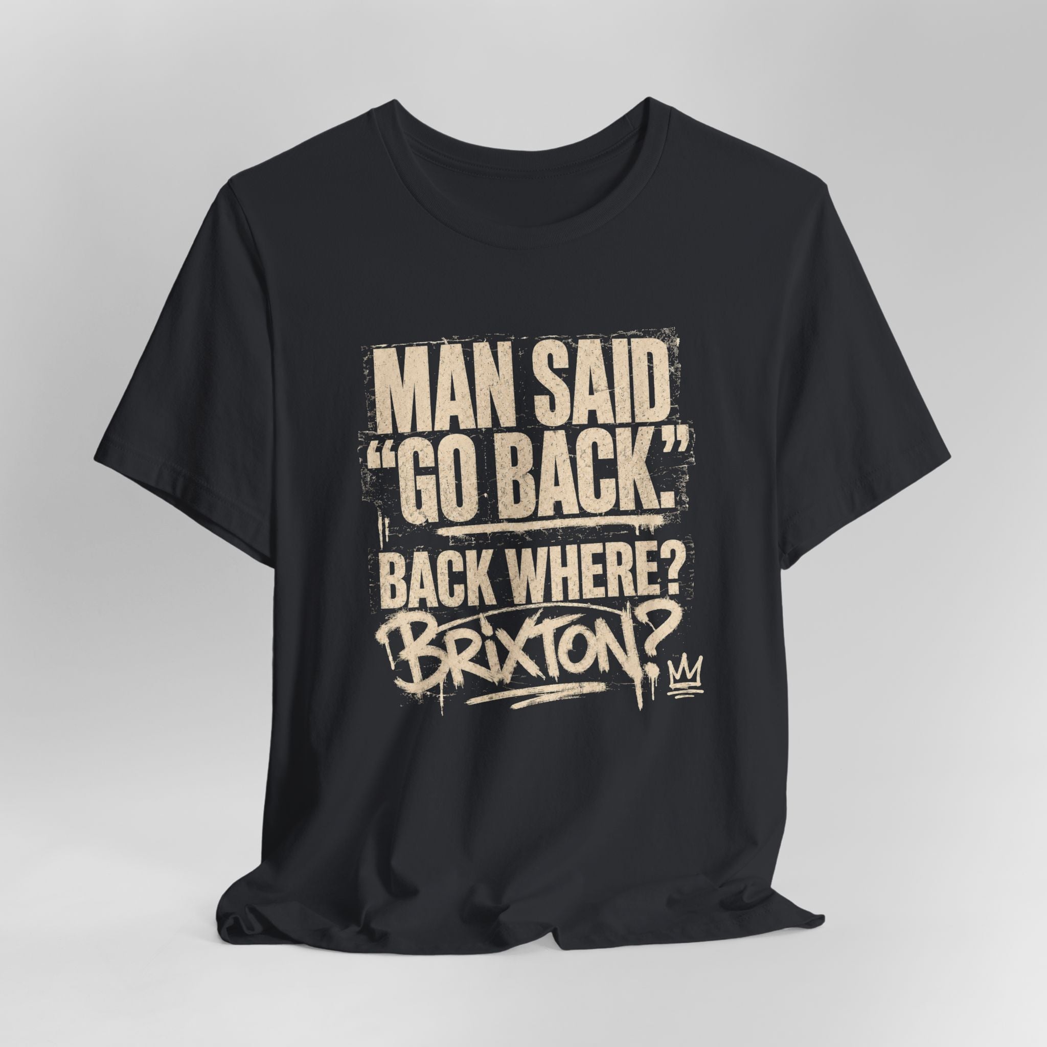 Where? Brixton? Tee