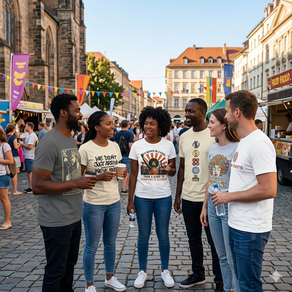 Group of people wearing Tshirts 